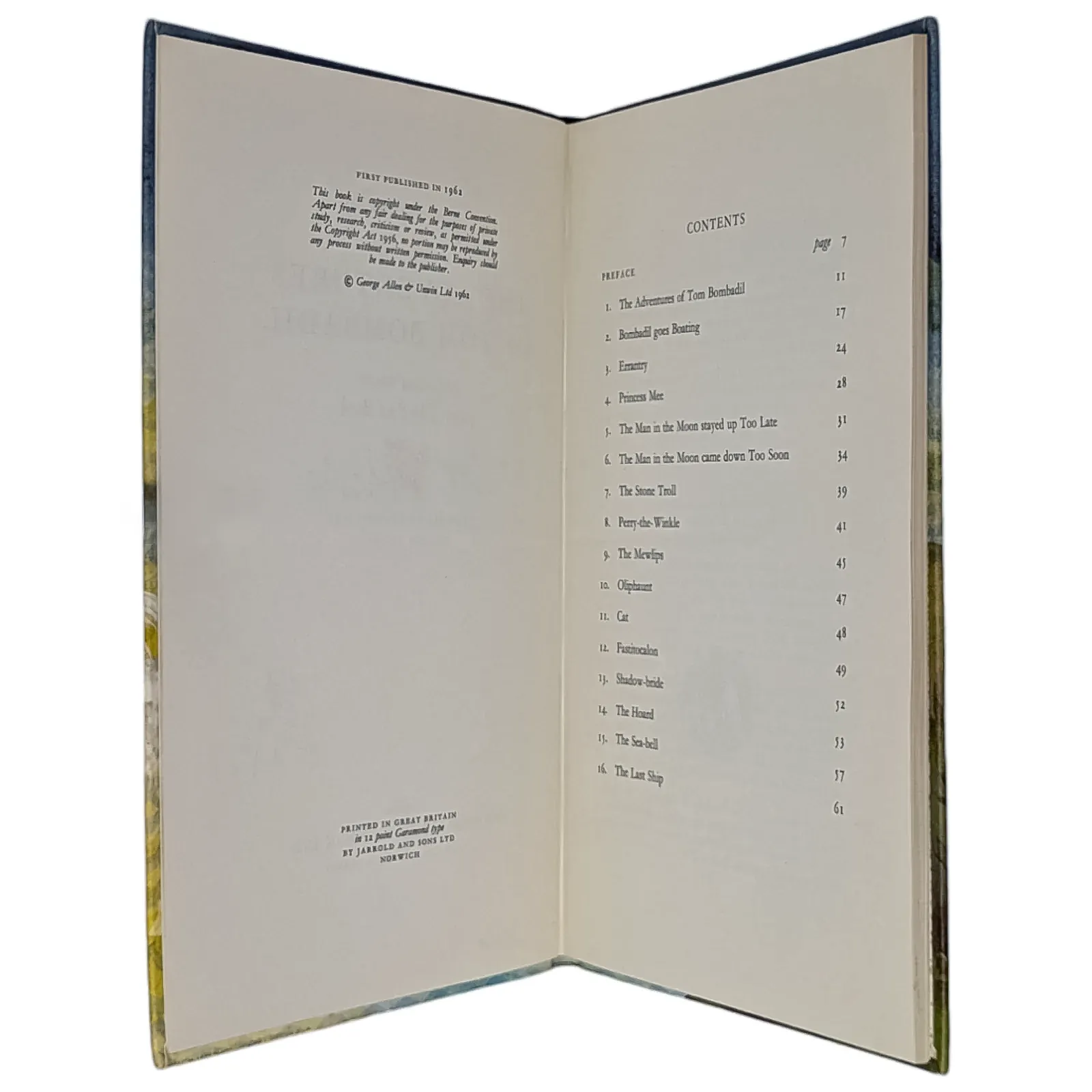 The Adventures of Tom Bombadil | Édition originale