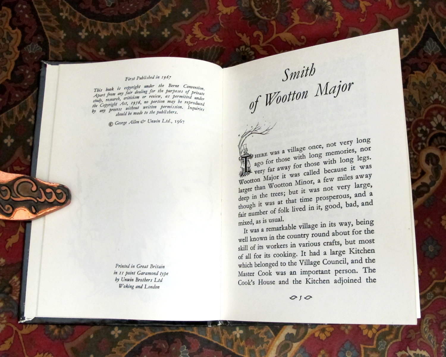 Smith of Wootton Major | Première édition anglaise chez George Allen and Unwin