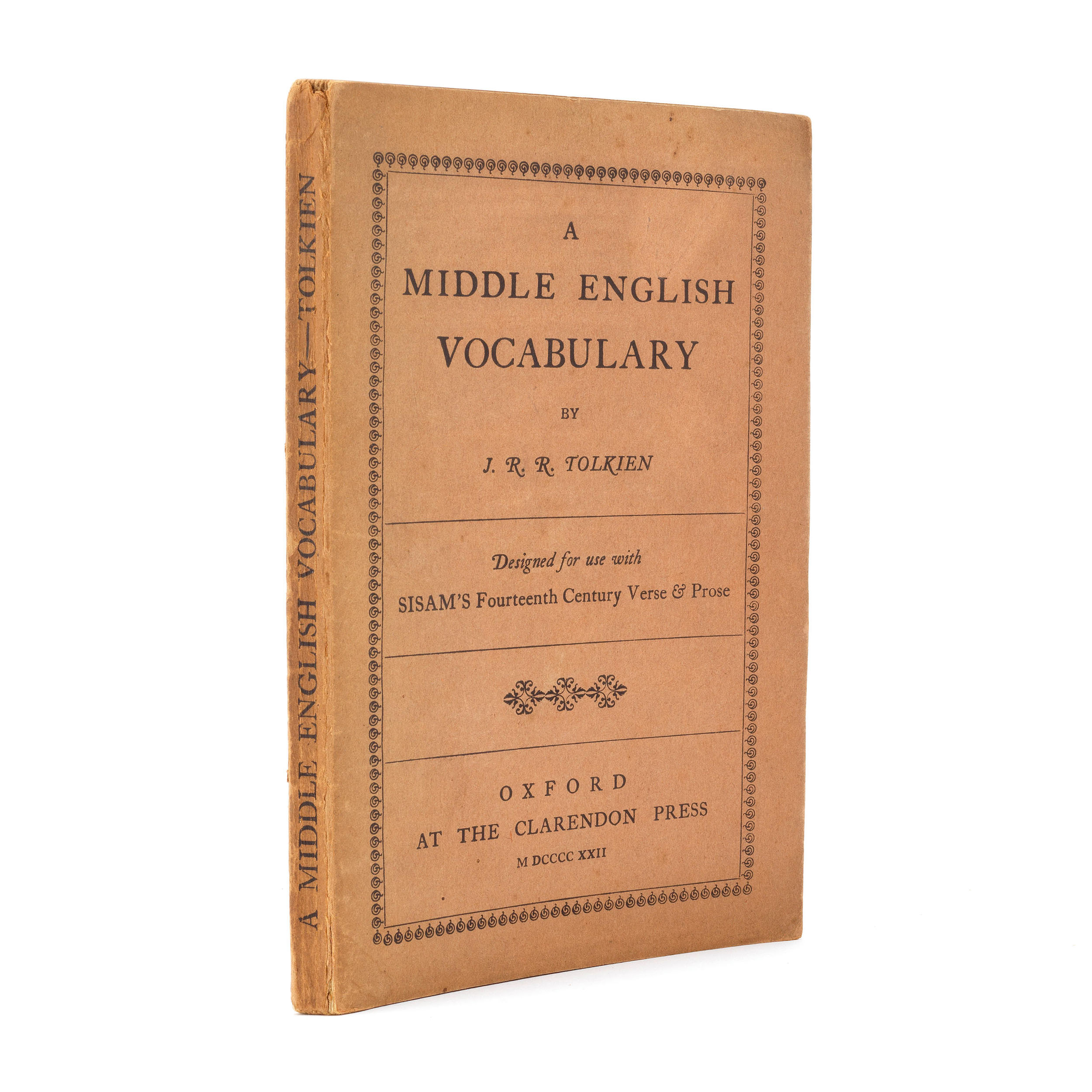 A Middle English Vocabulary | Première édition anglaise