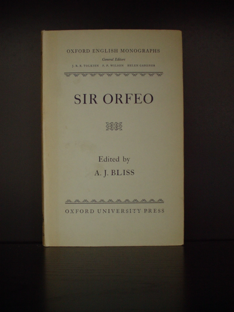 Sir Orfeo | Première édition anglaise chez A.J. Bliss