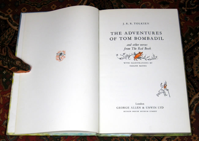 The Adventures of Tom Bombadil | Première édition anglaise chez Georges Allen and Unwin