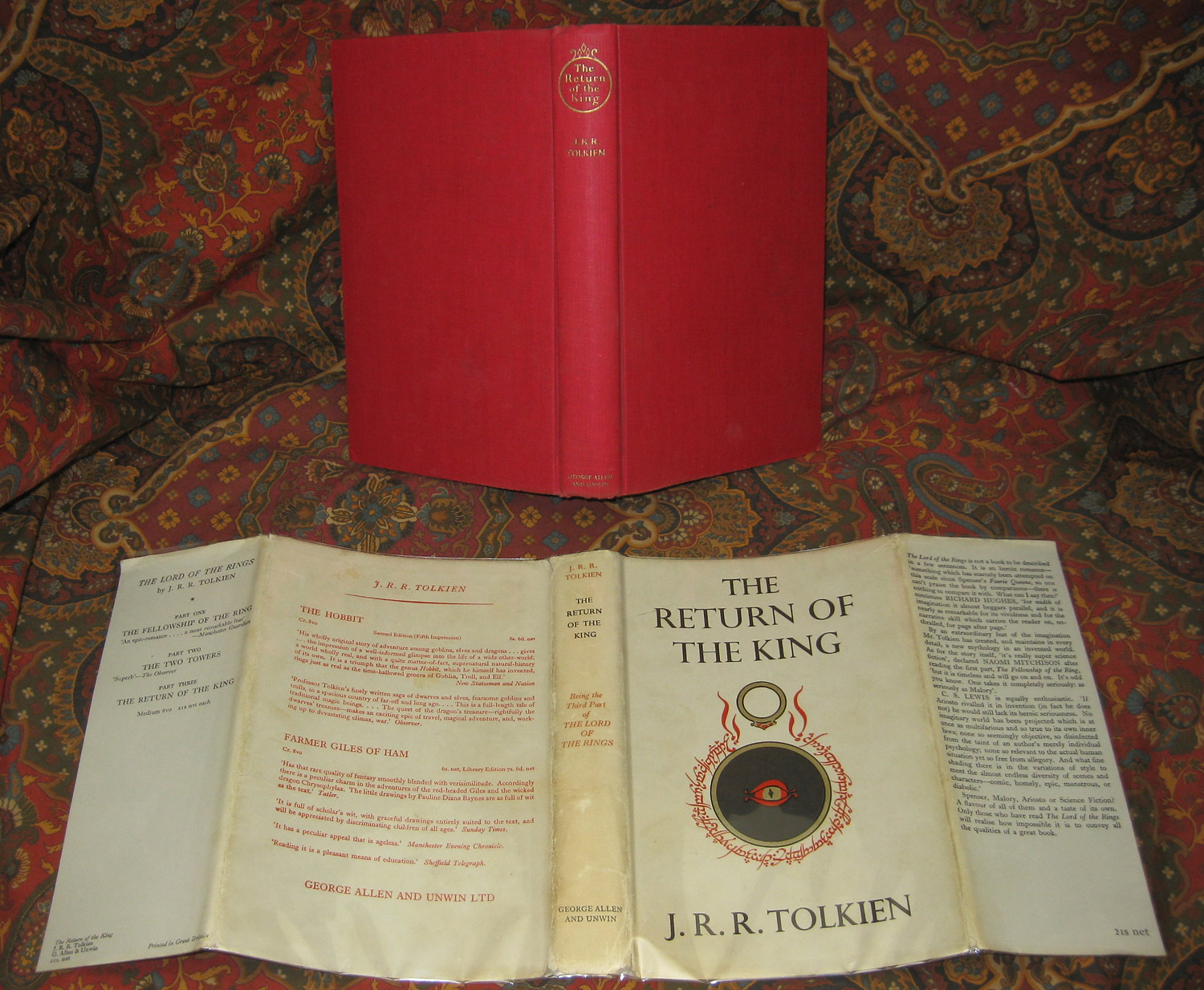The Lord of the Rings | Première édition anglaise chez Georges Allen and Unwin