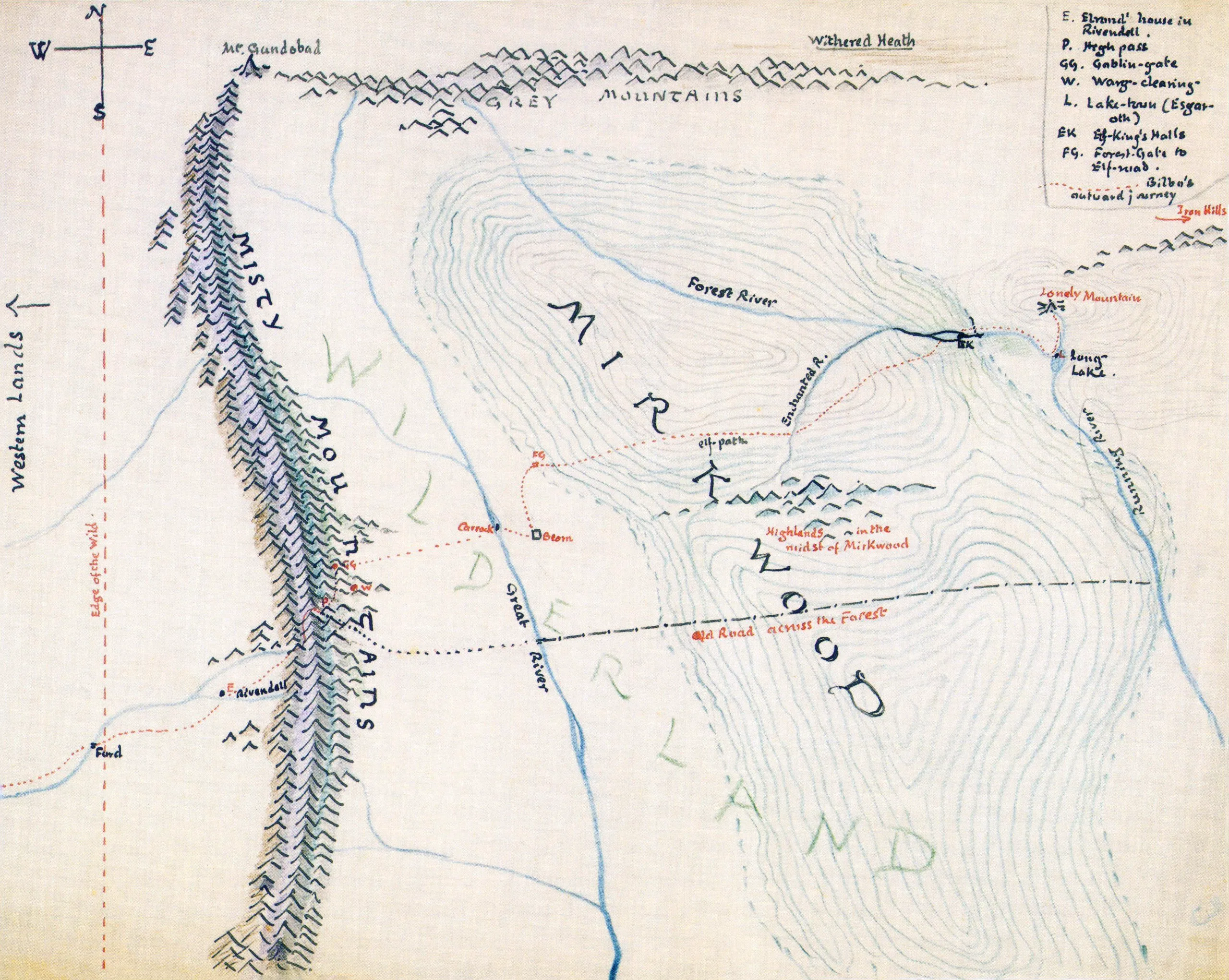 J.R.R. Tolkien | Wilderland (Les Terres Sauvages)