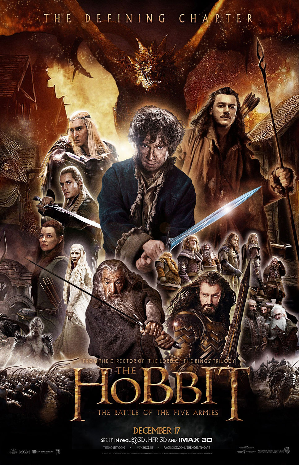 Le Hobbit : La Bataille des Cinq Armées | Affiche du film