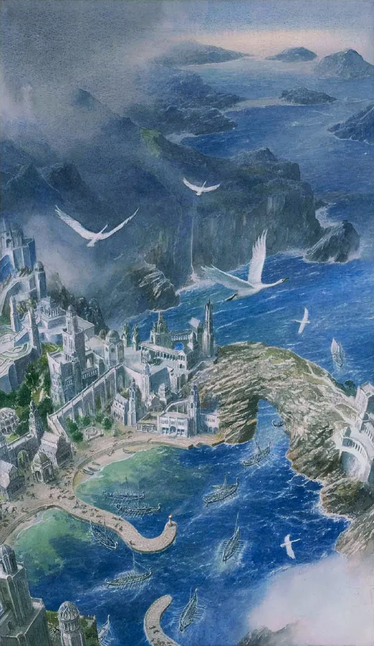 Alan Lee | La Chute de Gondolin | Swanhaven