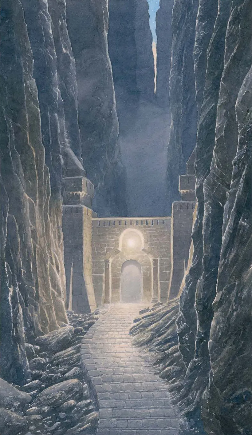 Alan Lee | La Chute de Gondolin | Orfalch Echor