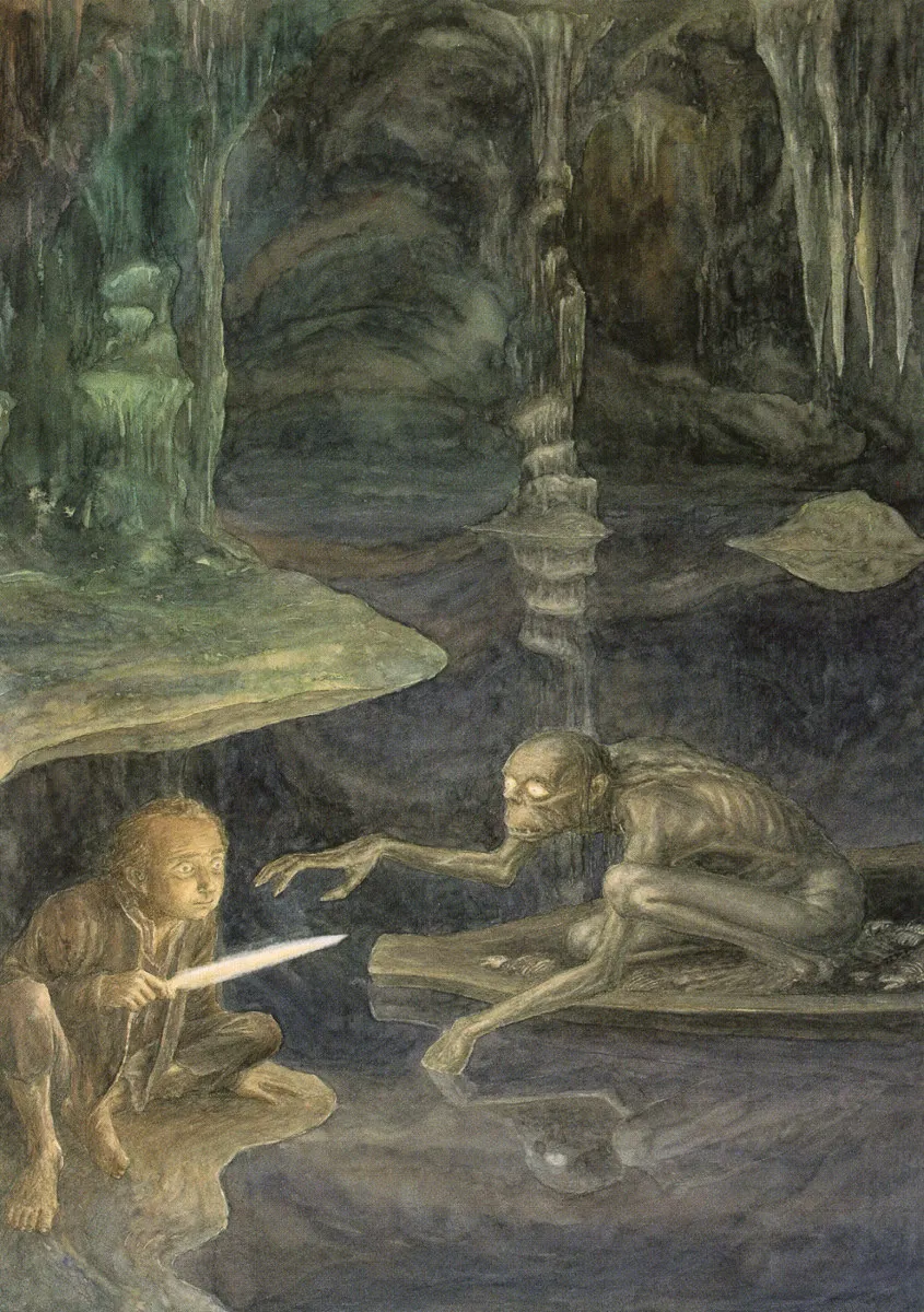 Alan Lee | Le Hobbit | Riddles in the dark