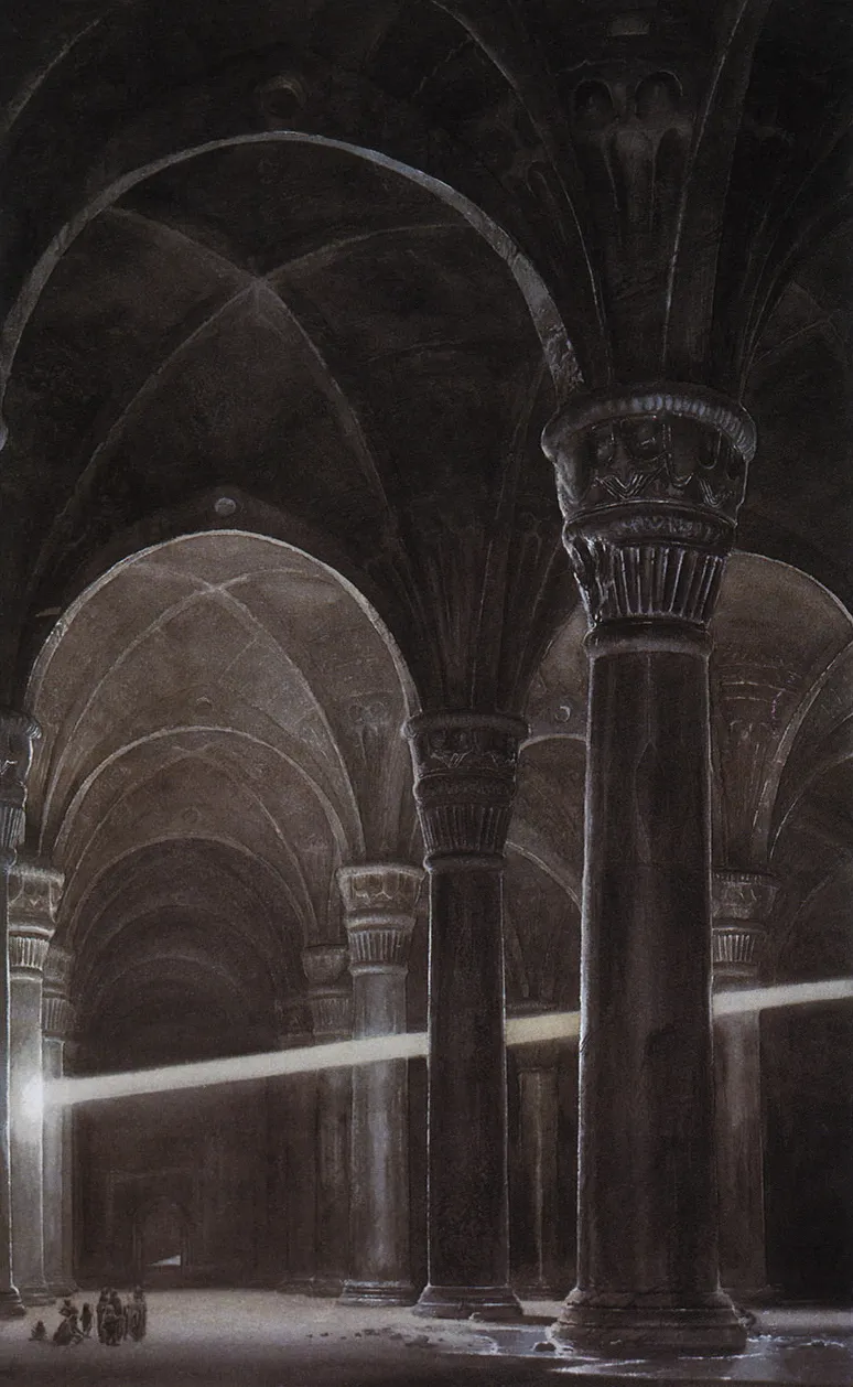 Alan Lee | Le Seigneur des Anneaux | In the halls of Moria