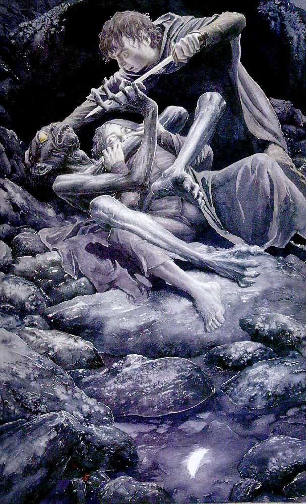 Alan Lee | Le Seigneur des Anneaux | The taming of Smeagol