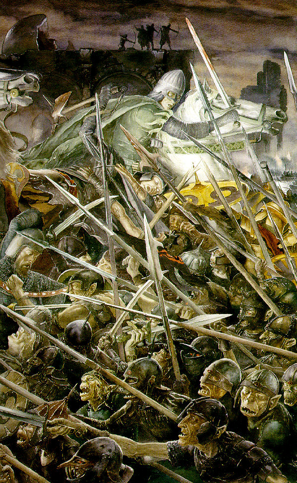 Alan Lee | Le Seigneur des Anneaux | The siege of Gondor