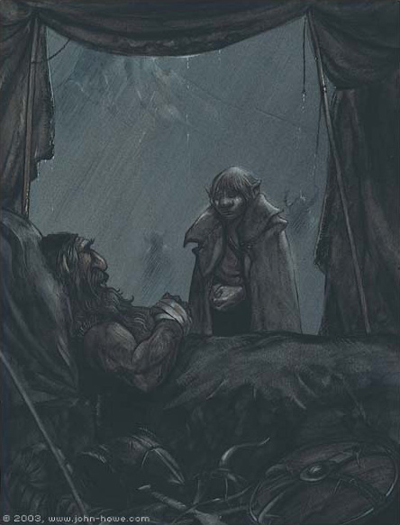 John Howe | Le Hobbit | The Death of Thorin
