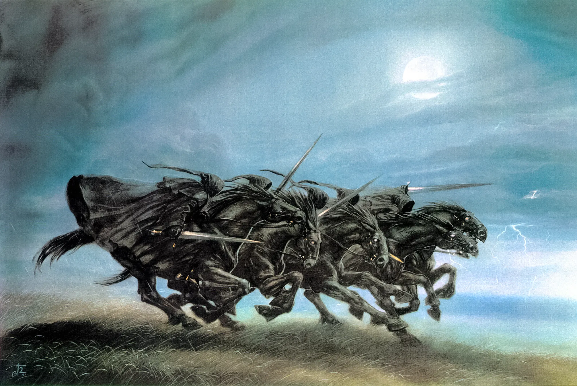 John Howe | Le Seigneur des Anneaux | Black Riders