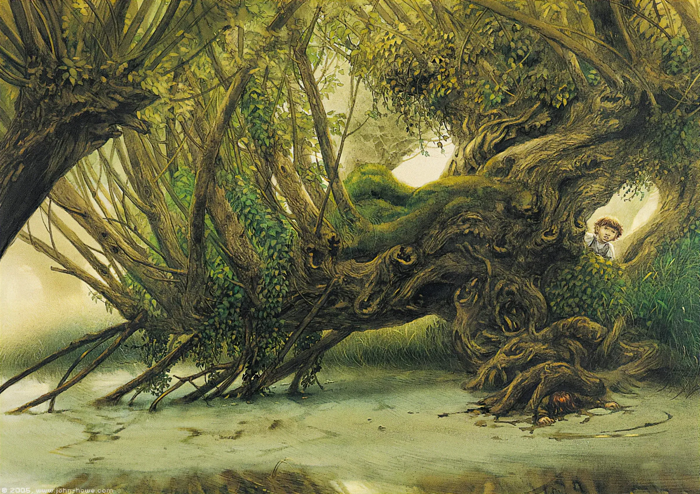 John Howe | Le Seigneur des Anneaux | Old Man Willow