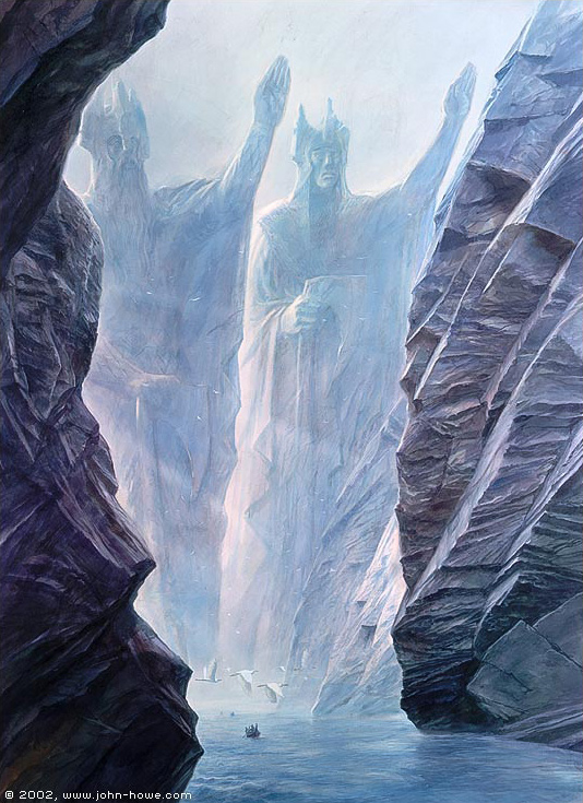 John Howe | Le Seigneur des Anneaux | The Argonath