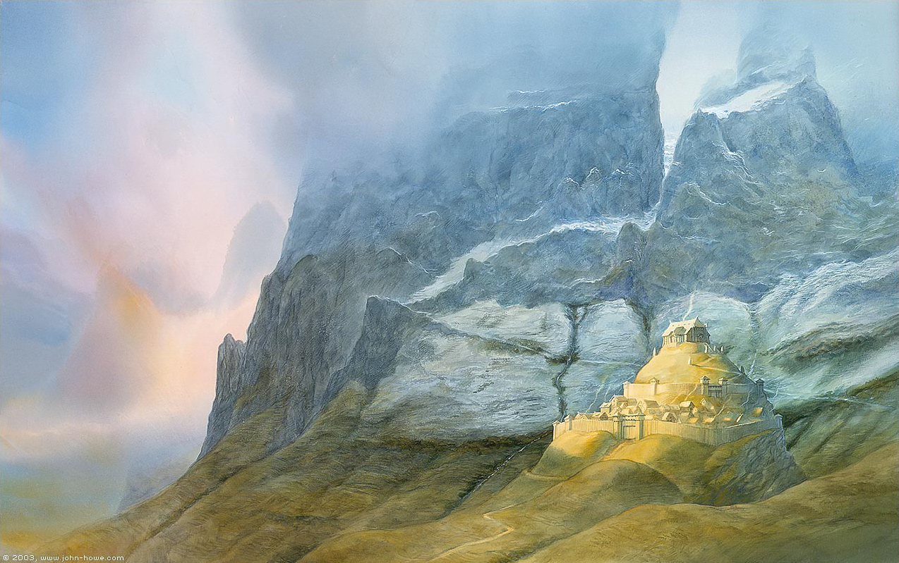 John Howe | Le Seigneur des Anneaux | Edoras