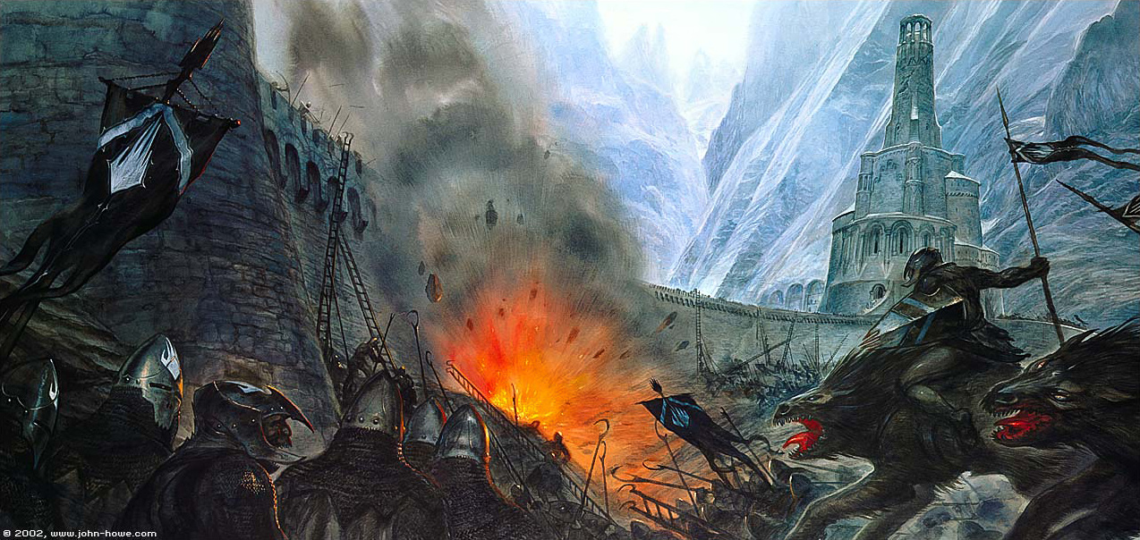 John Howe | Le Seigneur des Anneaux | Helm's Deep