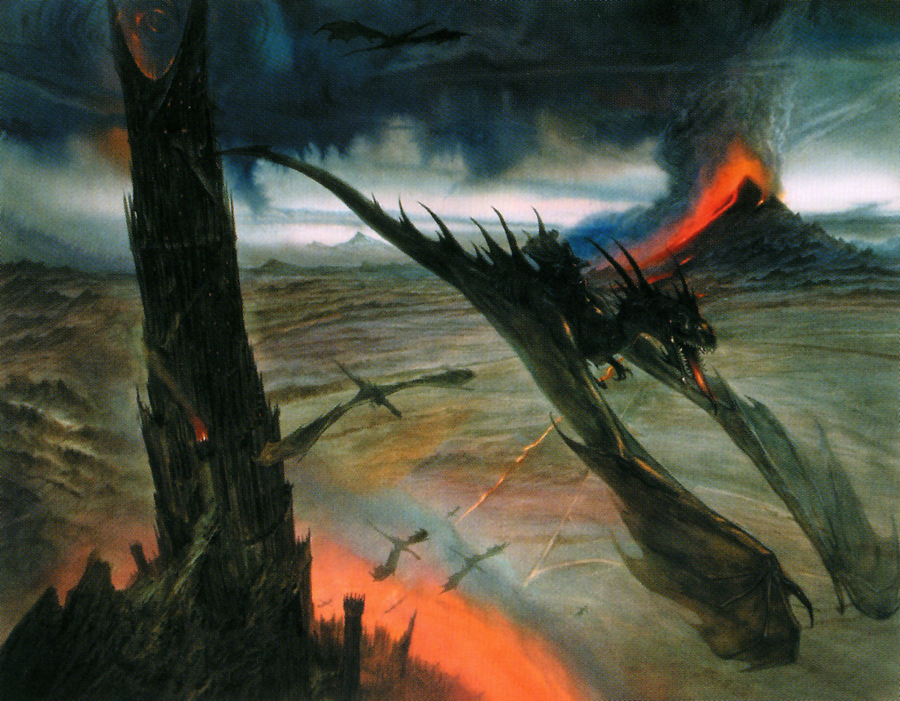 John Howe | Le Seigneur des Anneaux | Barad-Dûr