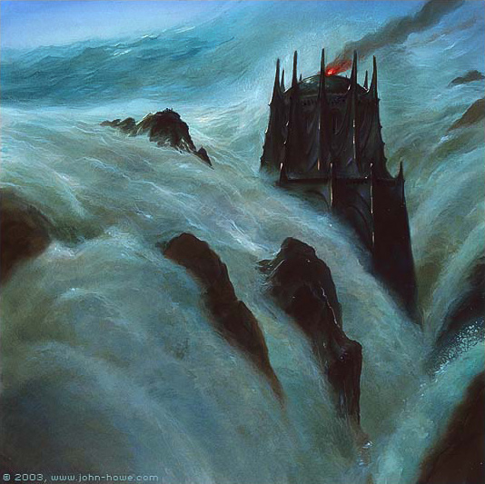 John Howe | Le Silmarillion | The Drowning of Numenor