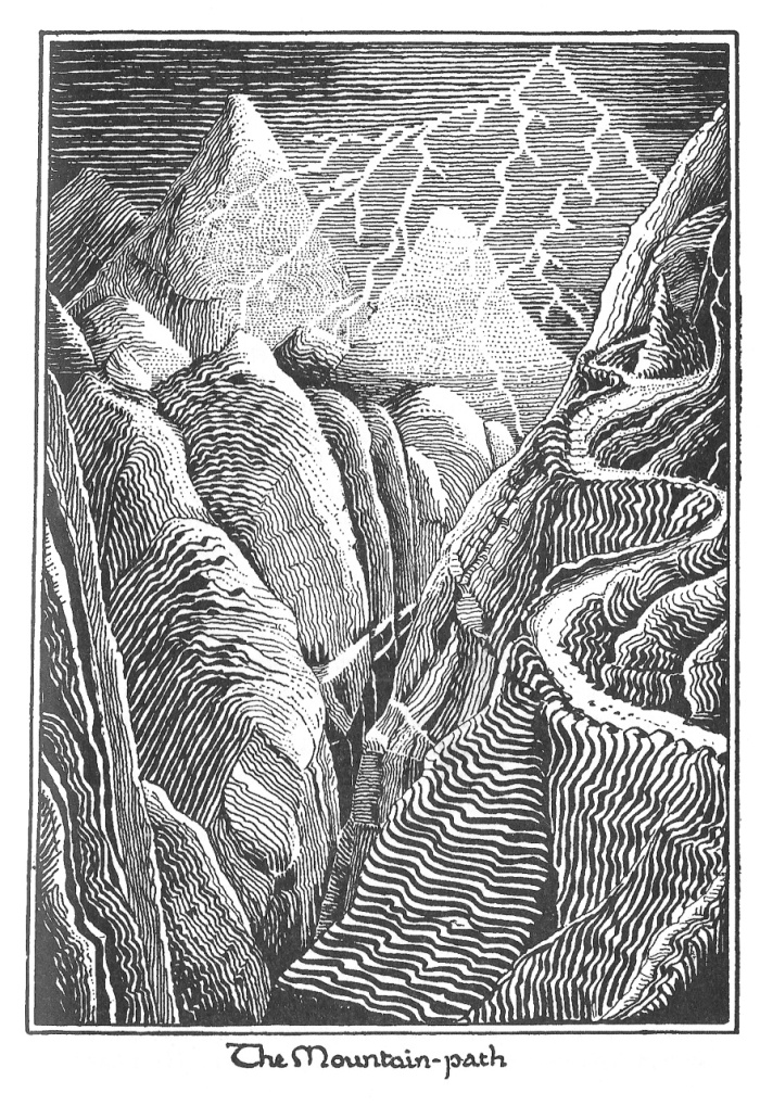 J.R.R. Tolkien | Le Hobbit | The Mountain-path