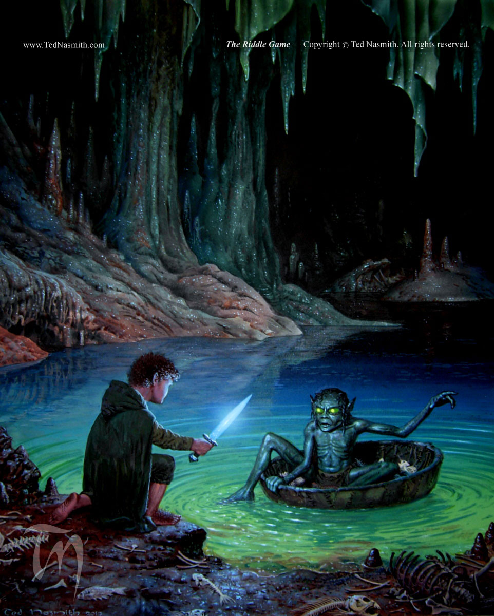 Ted Nasmith | Le Hobbit | The Riddle Game