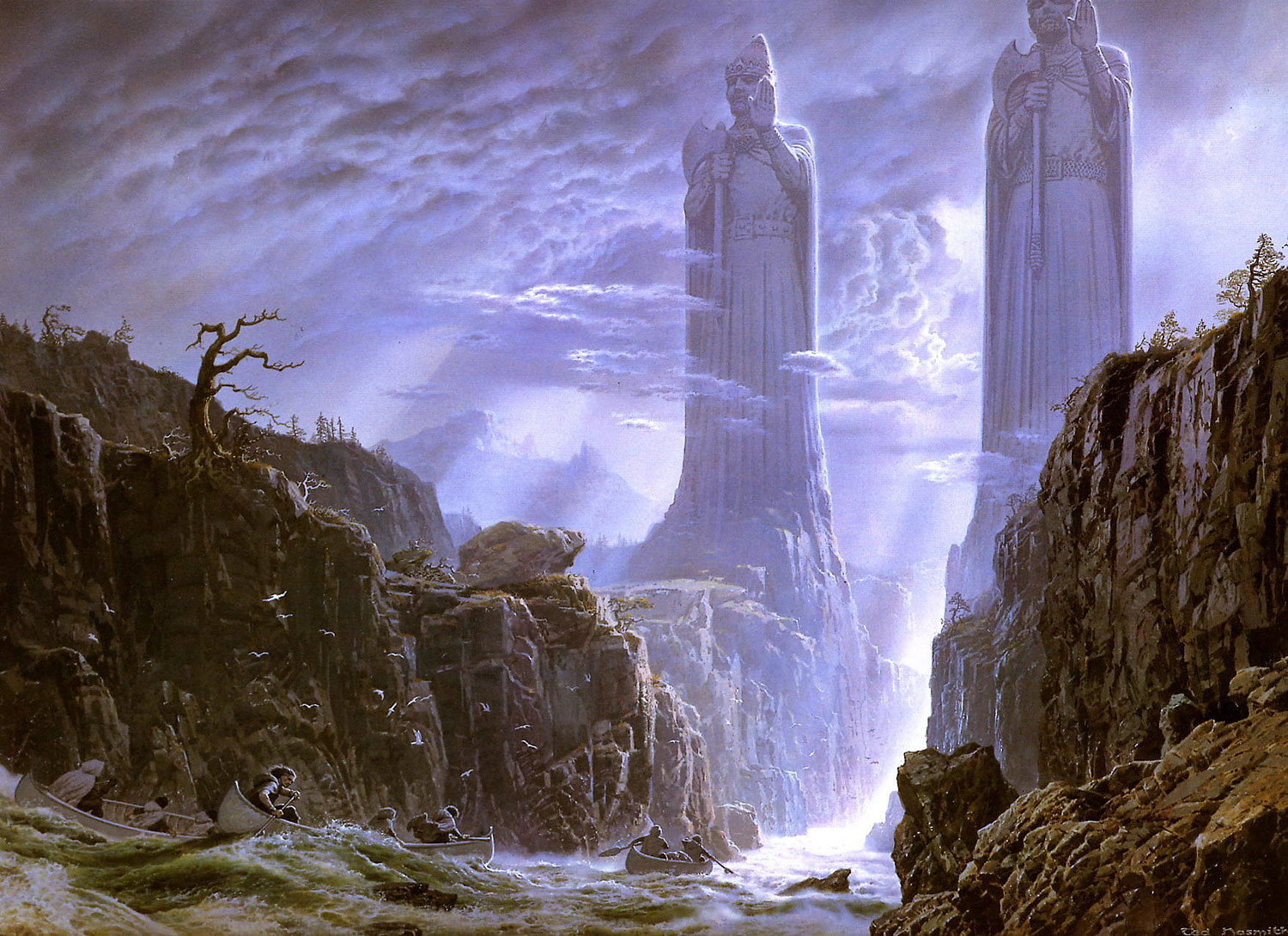 Ted Nasmith | Le Seigneur des Anneaux | The Pillars of The Kings