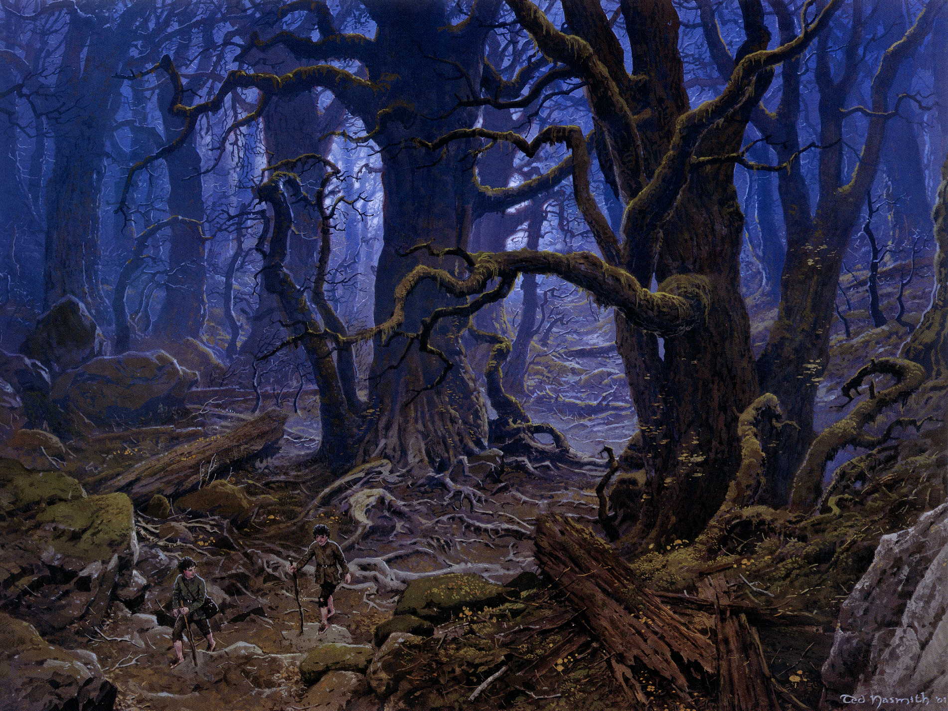 Ted Nasmith | Le Seigneur des Anneaux | Fangorn Forest