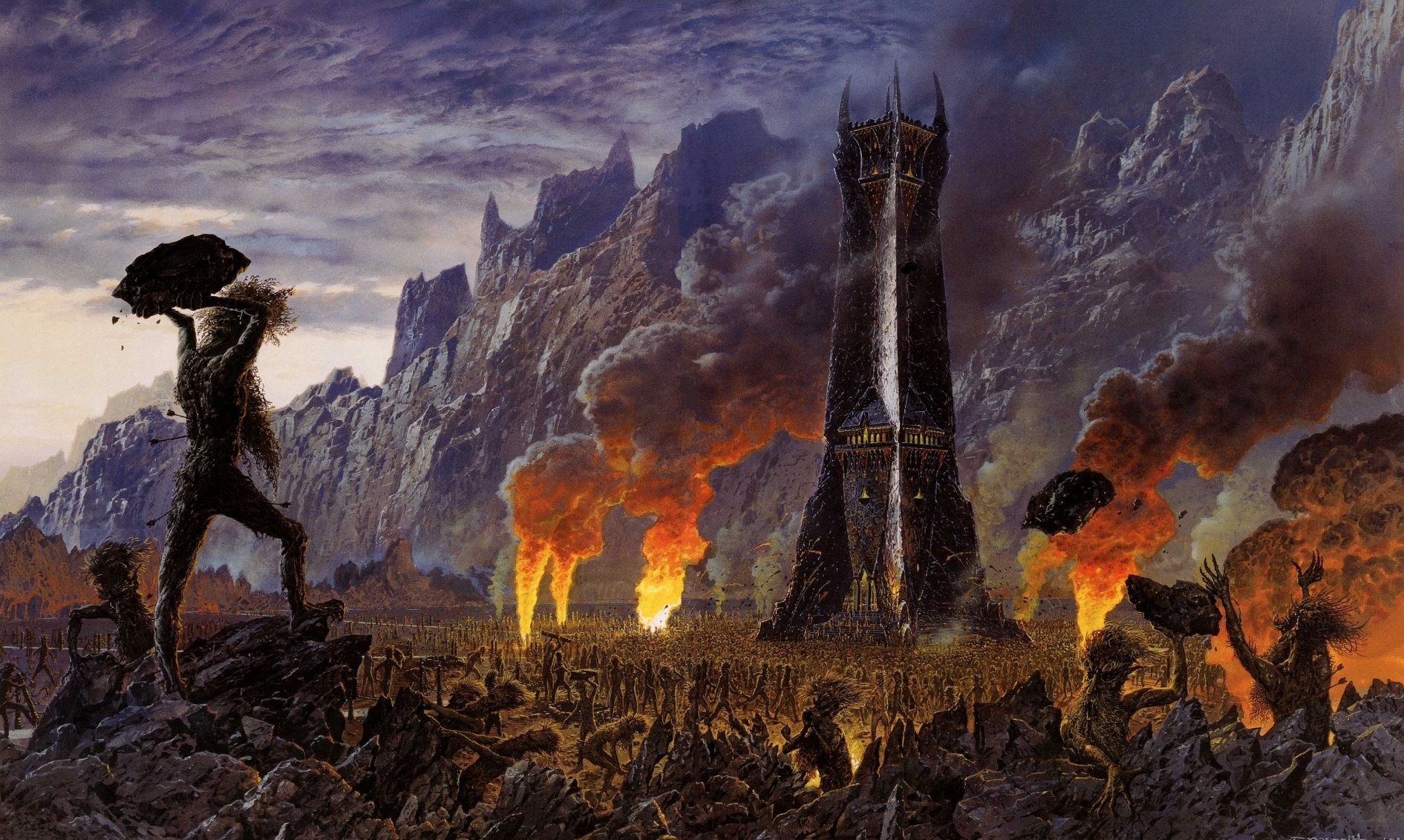 Ted Nasmith | Le Seigneur des Anneaux | The Wrath of the Ents