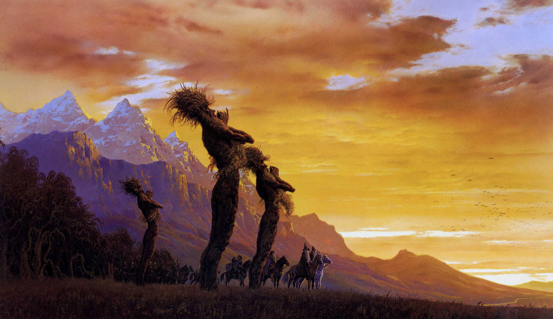 Ted Nasmith | Le Seigneur des Anneaux | The Tree Shepherds