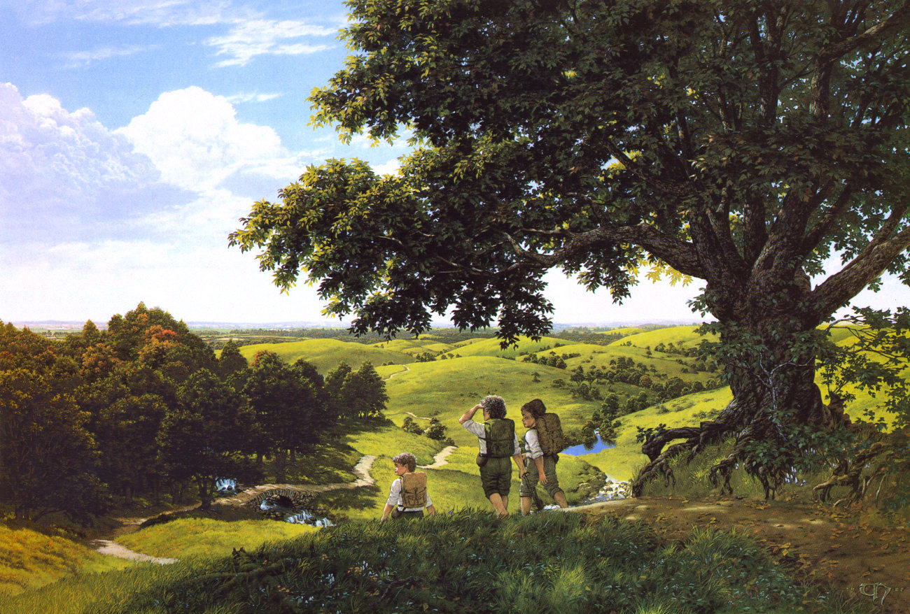Ted Nasmith | Le Seigneur des Anneaux | Green Hill Country
