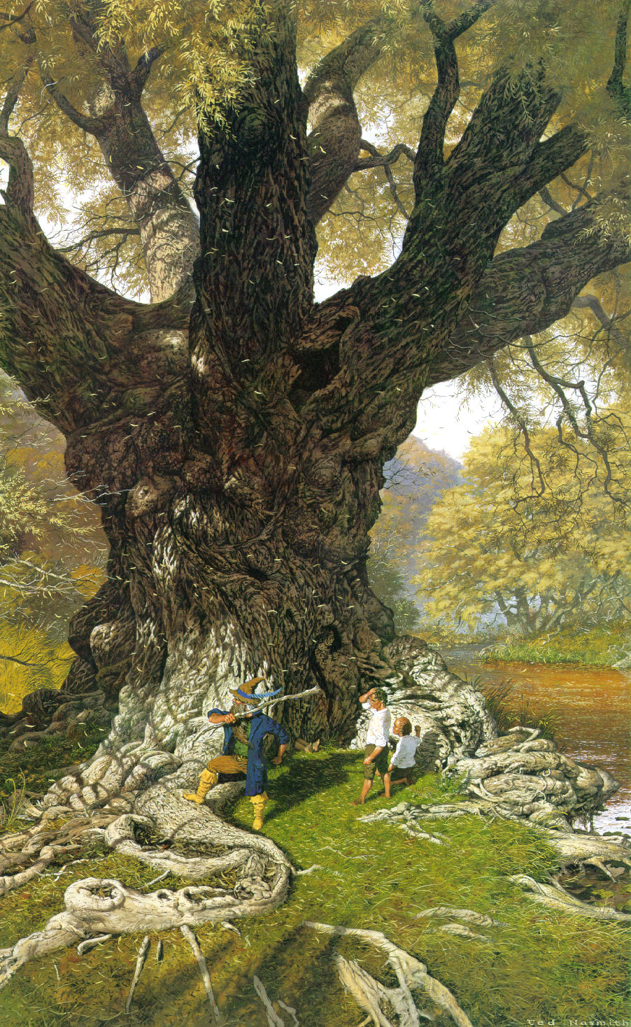 Ted Nasmith | Le Seigneur des Anneaux | The Willow-man is Tamed