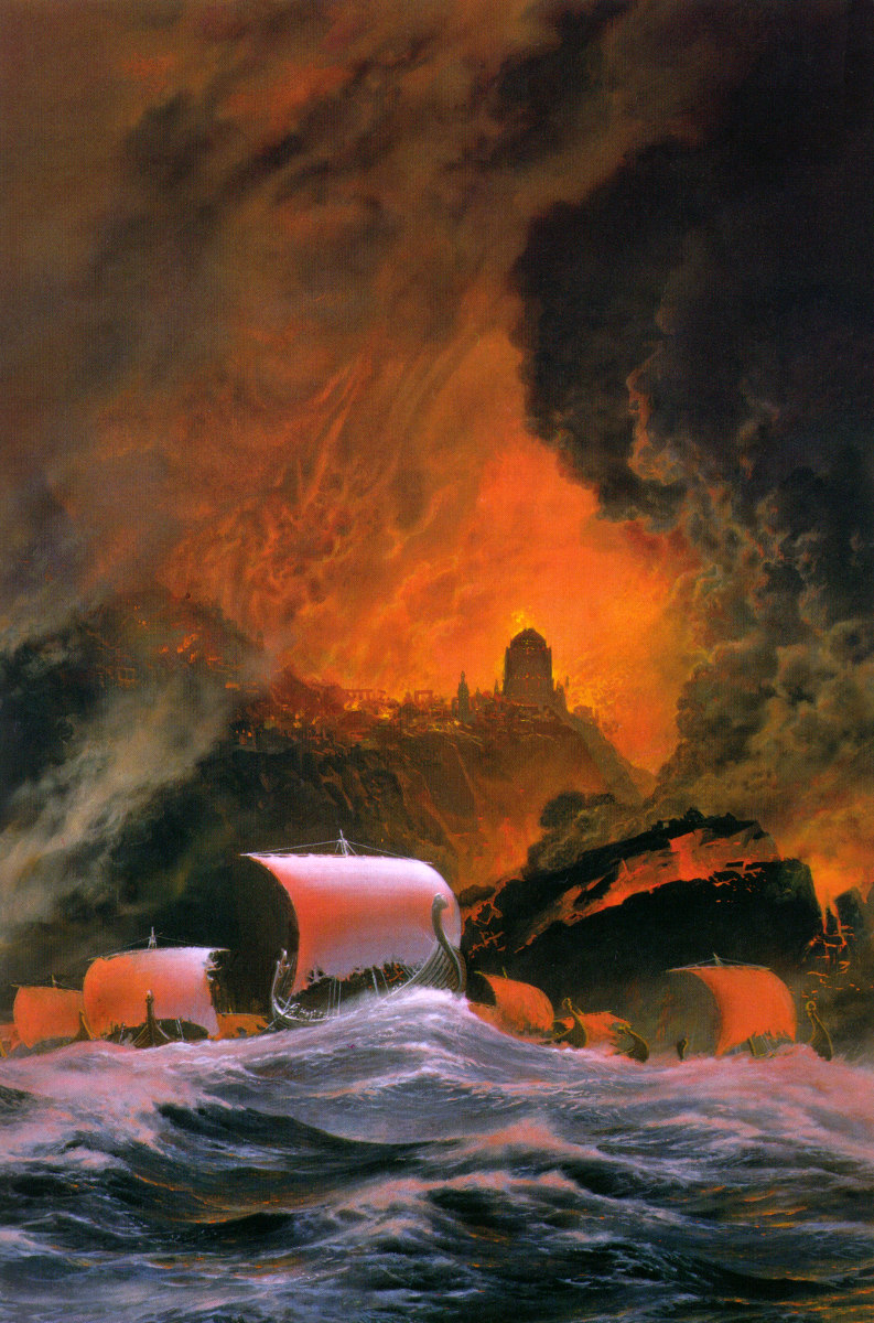 Ted Nasmith | Le Silmarillion | The Ships of the Faithful