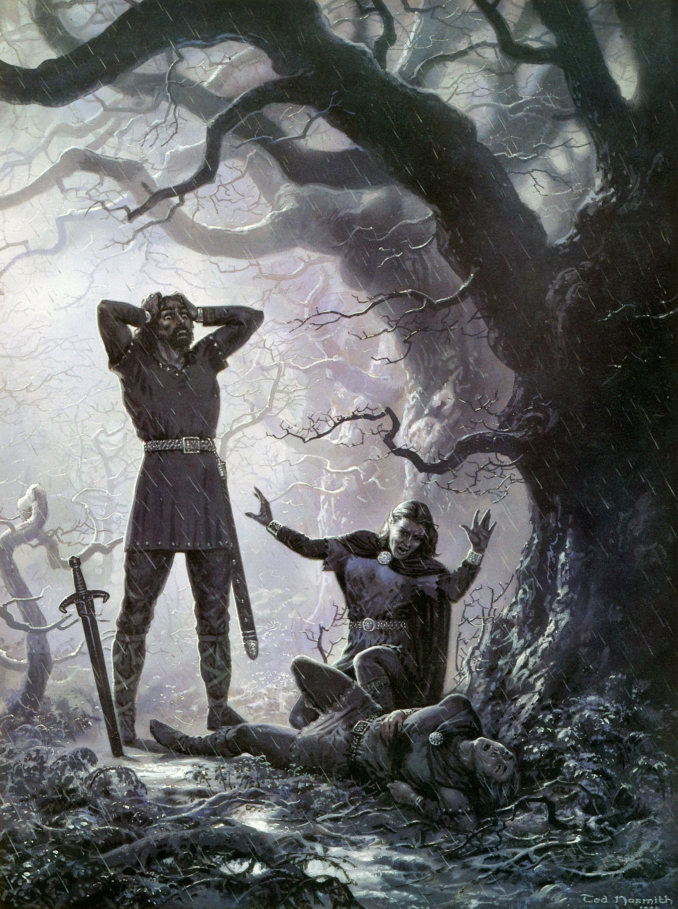 Ted Nasmith | Le Silmarillion | Beleg is Slain