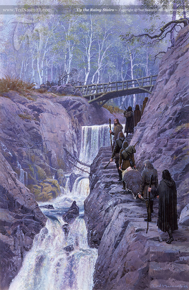 Ted Nasmith | Le Silmarillion | Up the Rainy Stairs