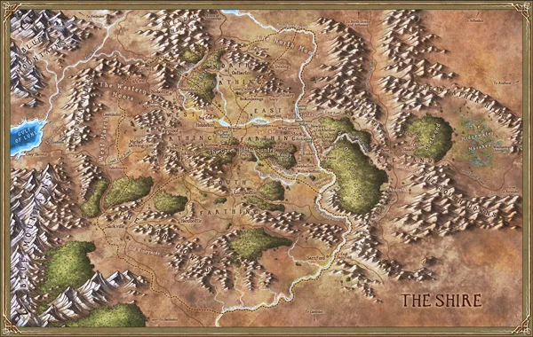 Carte du Comté.