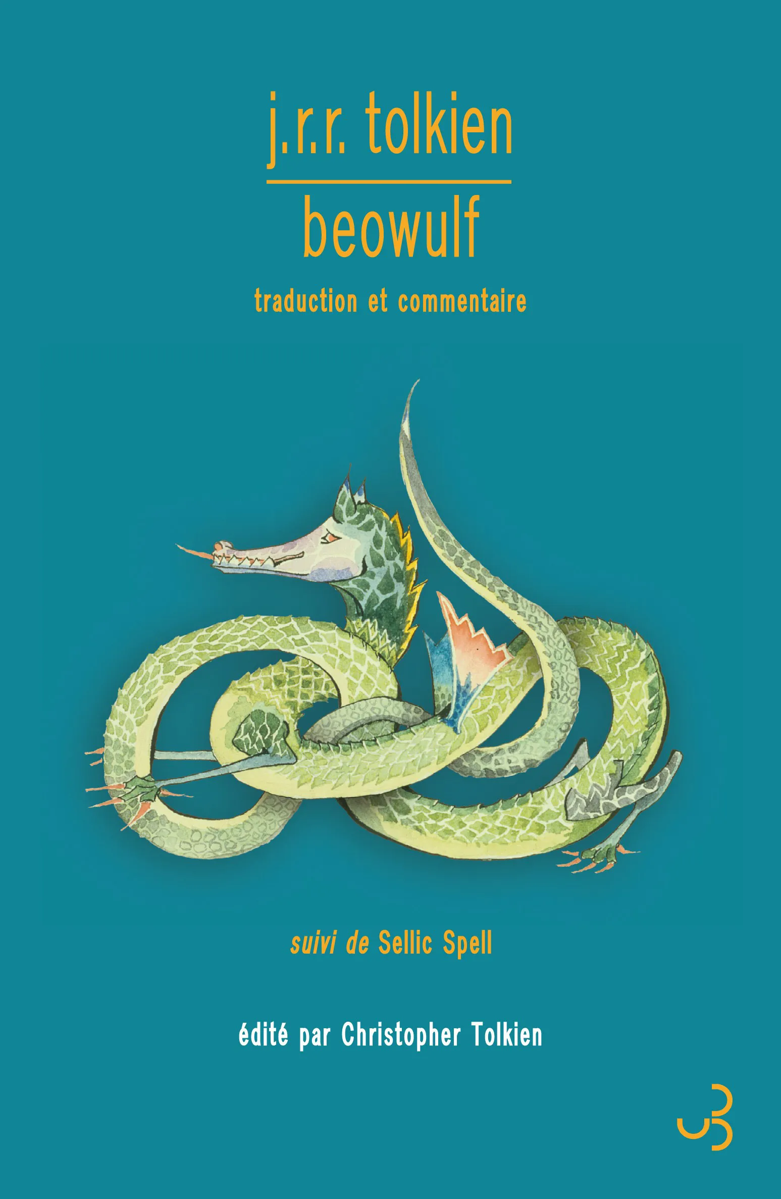 Édition contemporaine française de l'essai Beowulf Les Monstres et les Critiques, de John Ronald Reuel Tolkien.