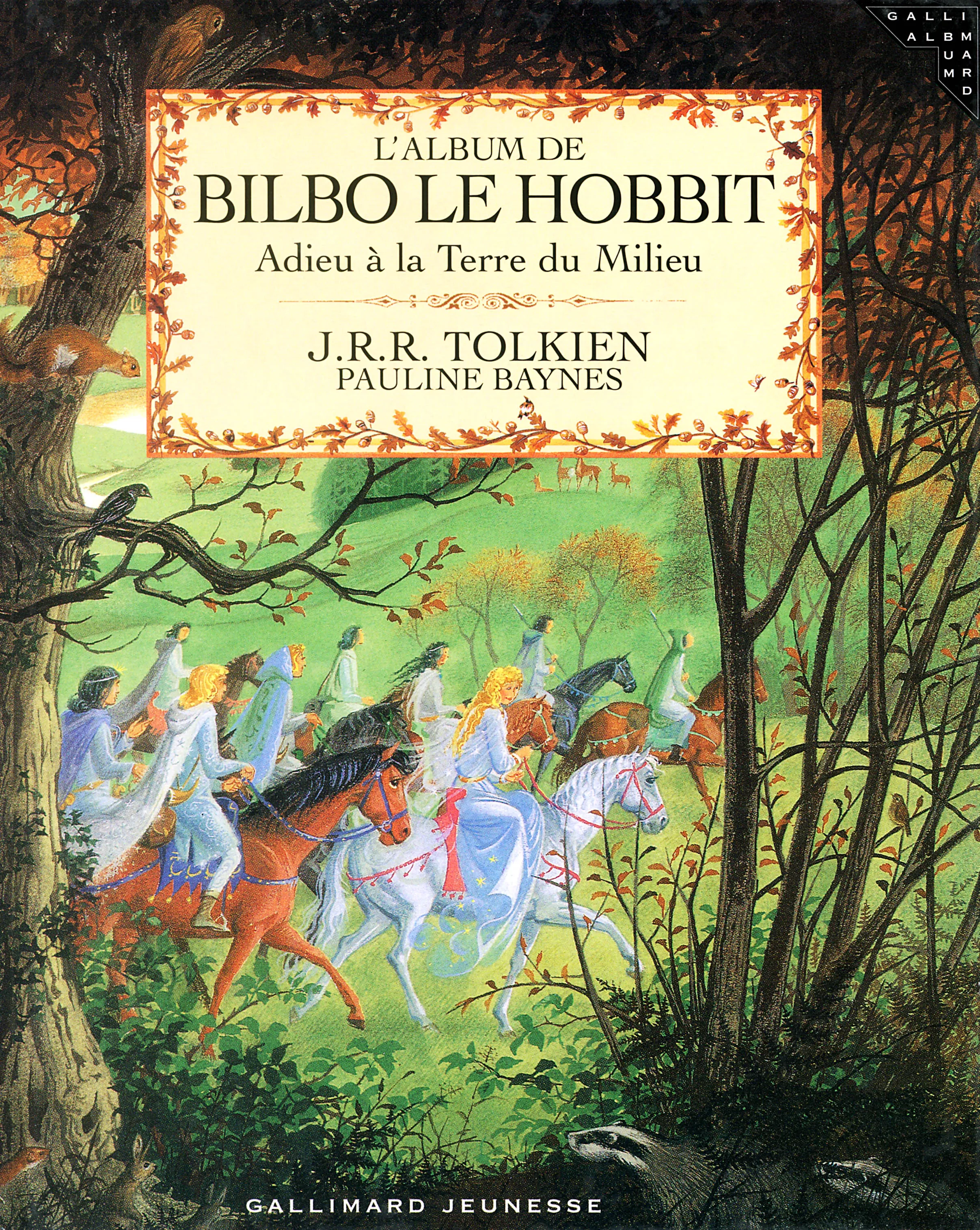 Édition française contemporaine du poème L'Album de Bilbo le Hobbit, de John Ronald Reuel Tolkien.