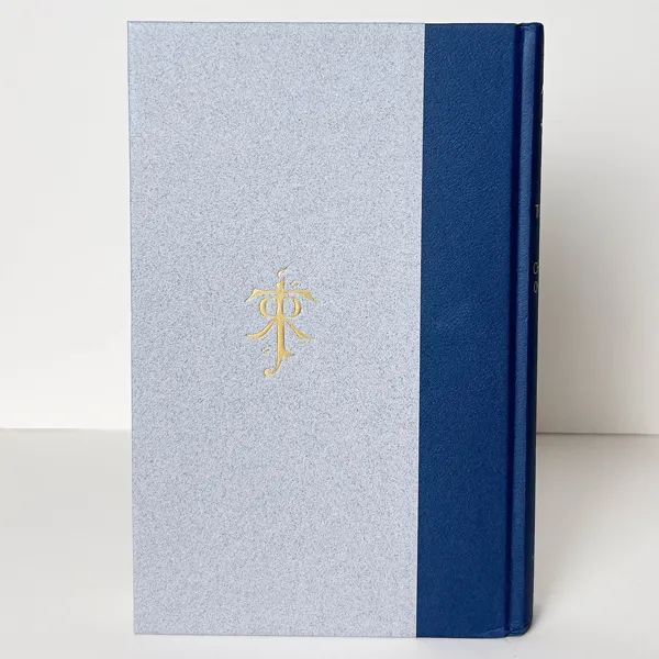 Édition originale du roman The Children of Húrin de John Ronald Reuel Tolkien. Quatrième de couverture.