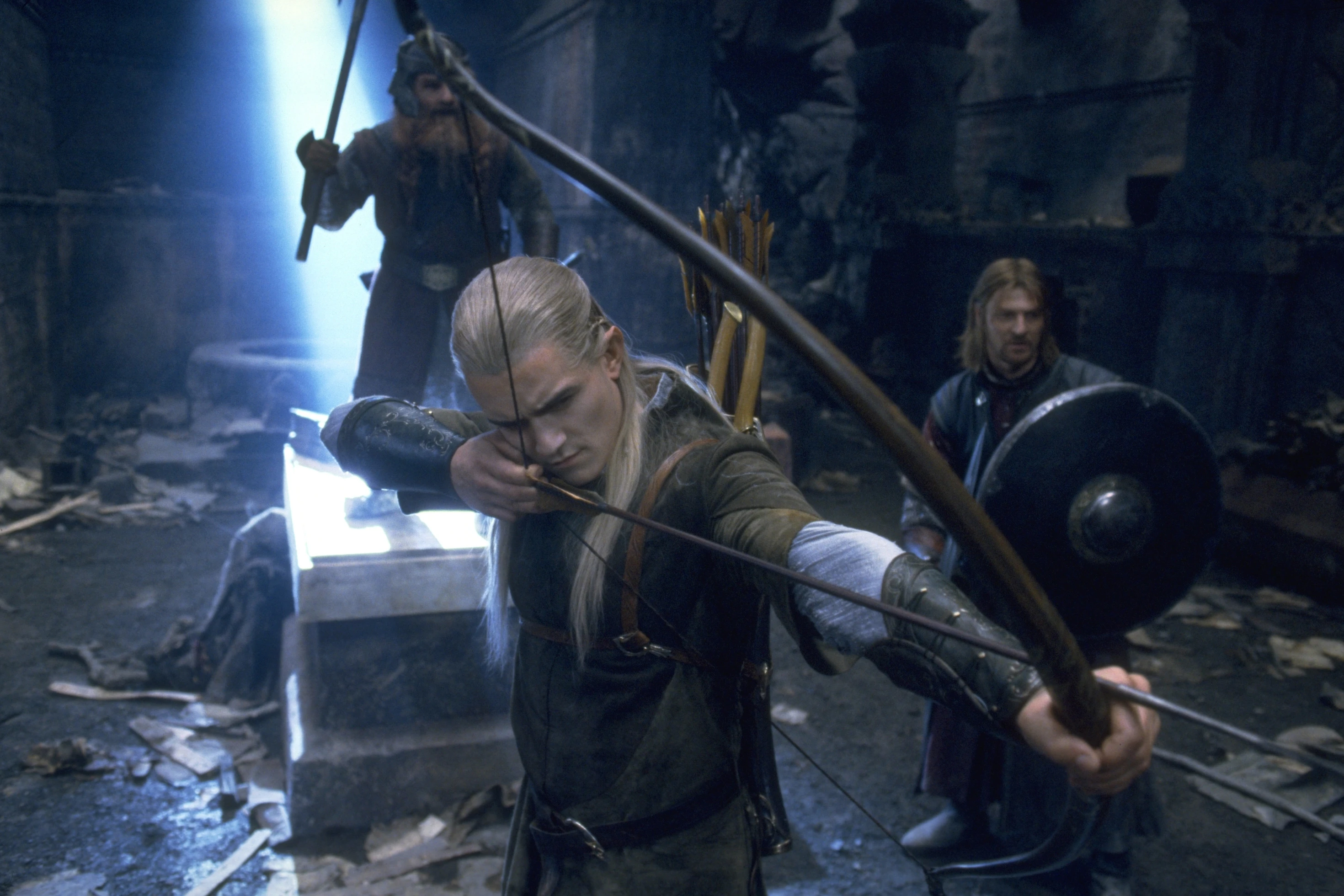 Le Seigneur des Anneaux – La Communauté de l'Anneau : Photo du tournage 31.