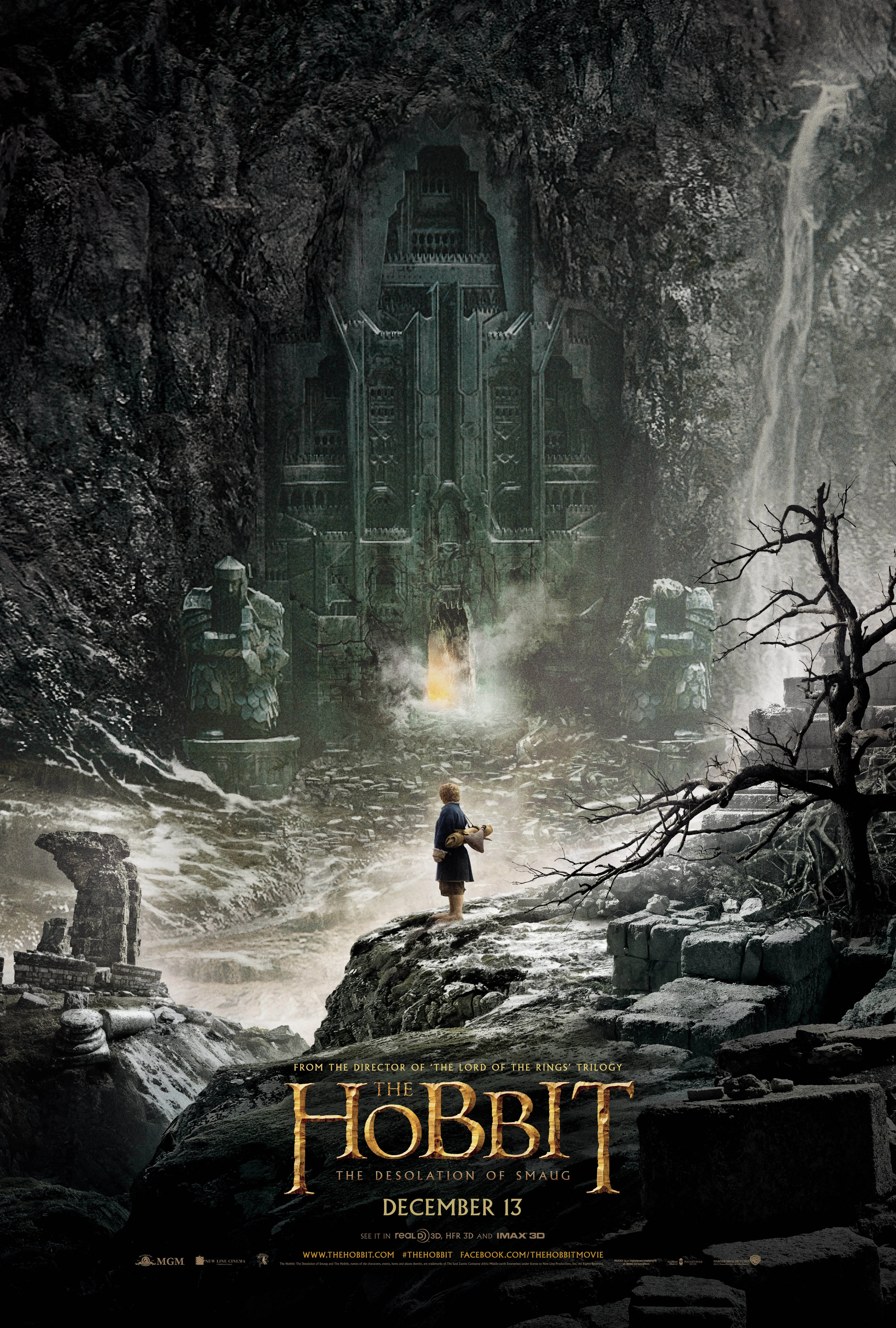 Le Hobbit – La Désolation de Smaug : Affiche du film.