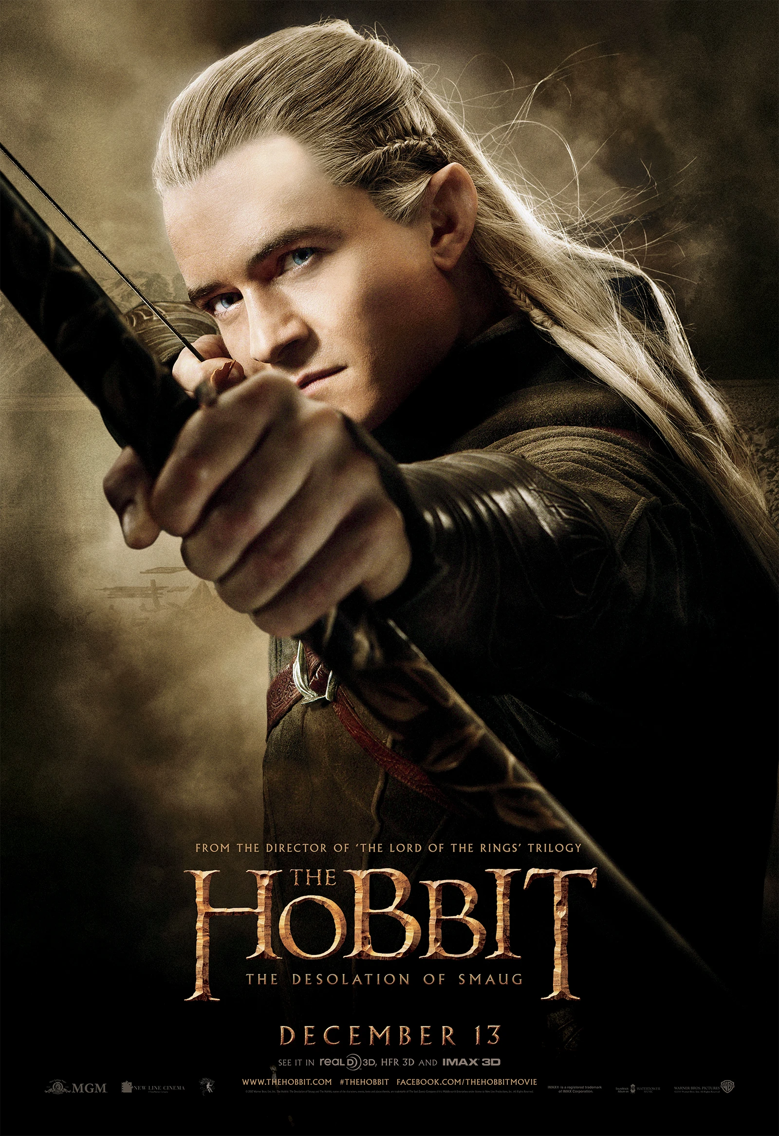 Le Hobbit – La Désolation de Smaug : Affiche du film 12.