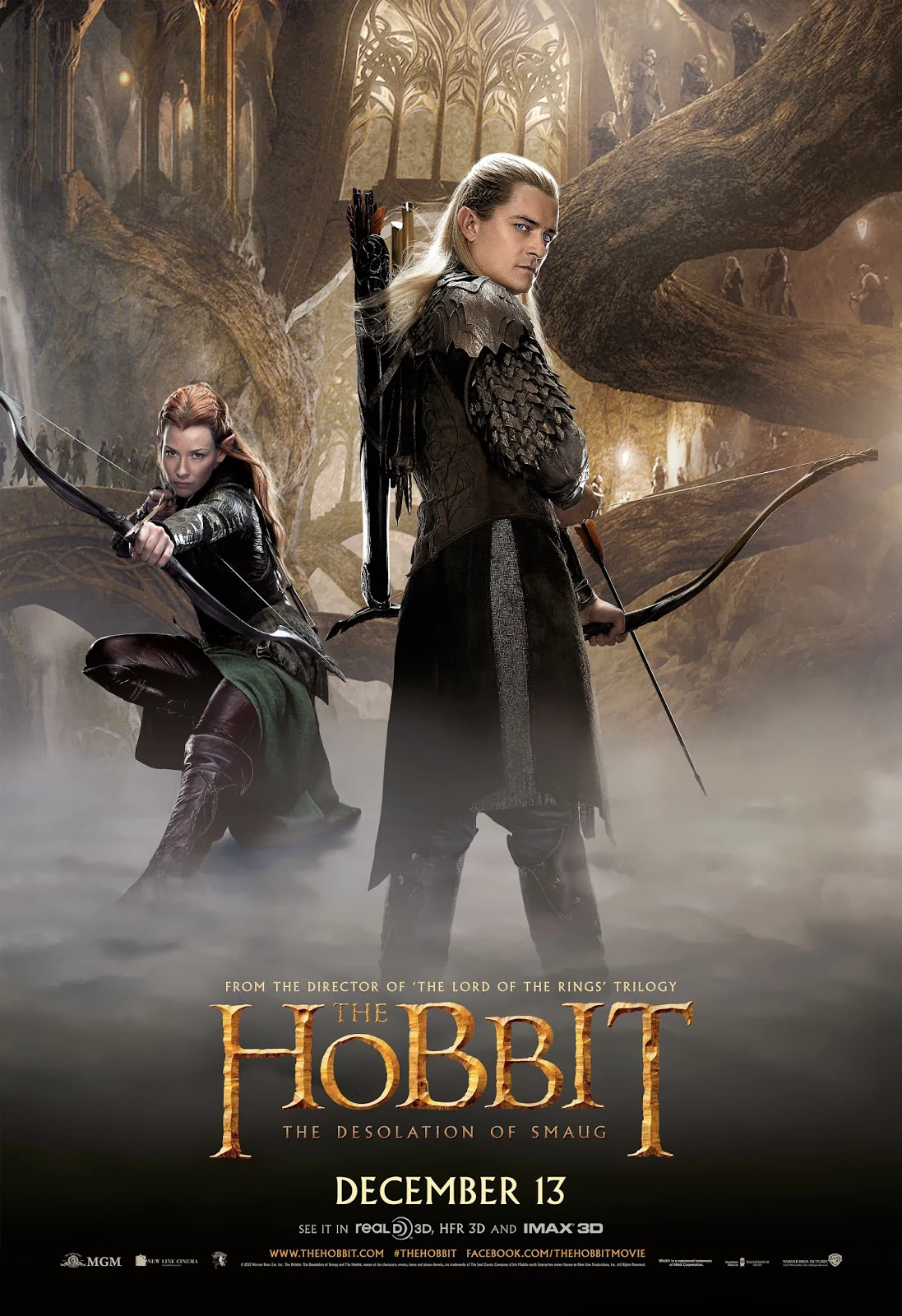 Le Hobbit – La Désolation de Smaug : Affiche du film 13.