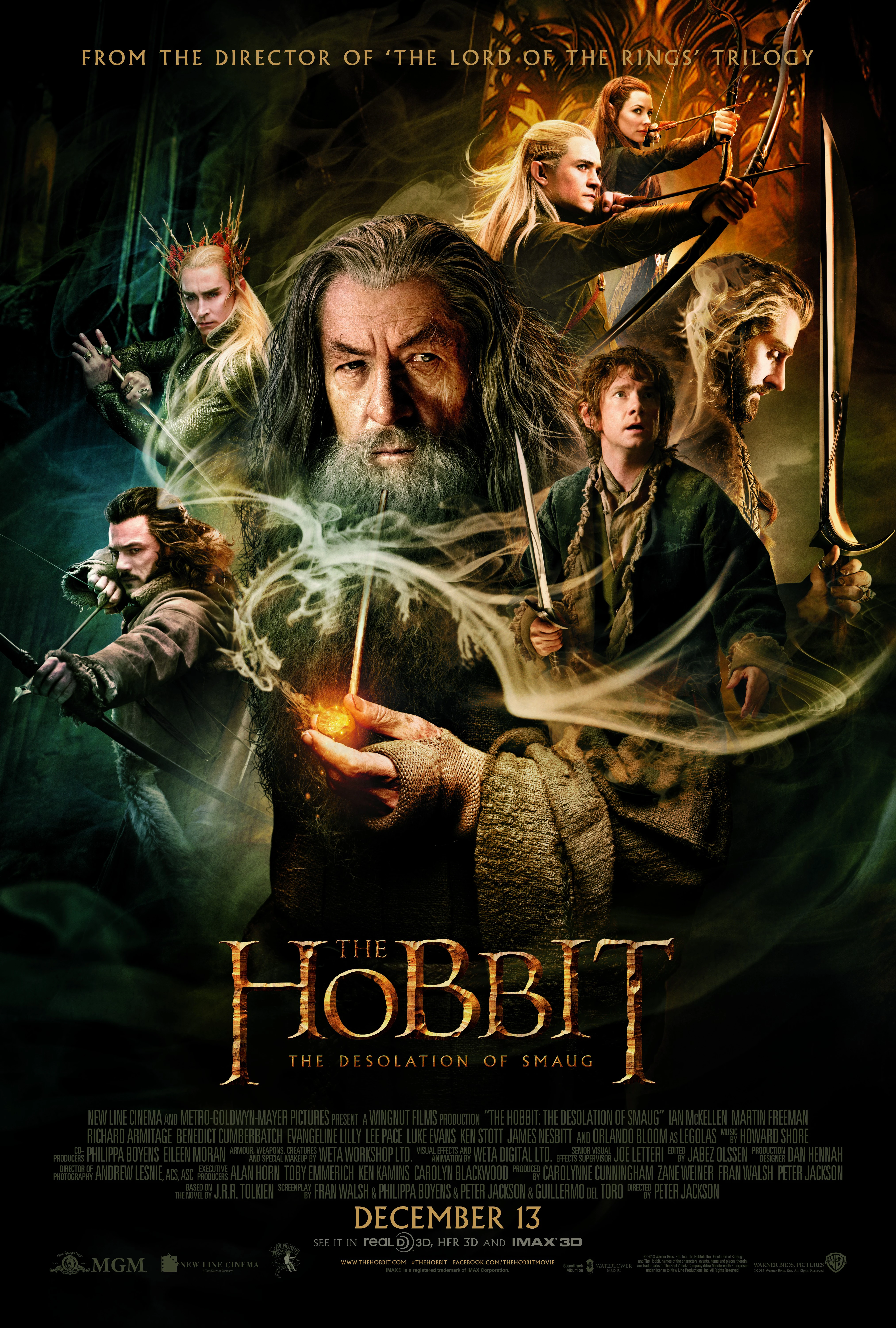 Le Hobbit – La Désolation de Smaug : Affiche du film 14.