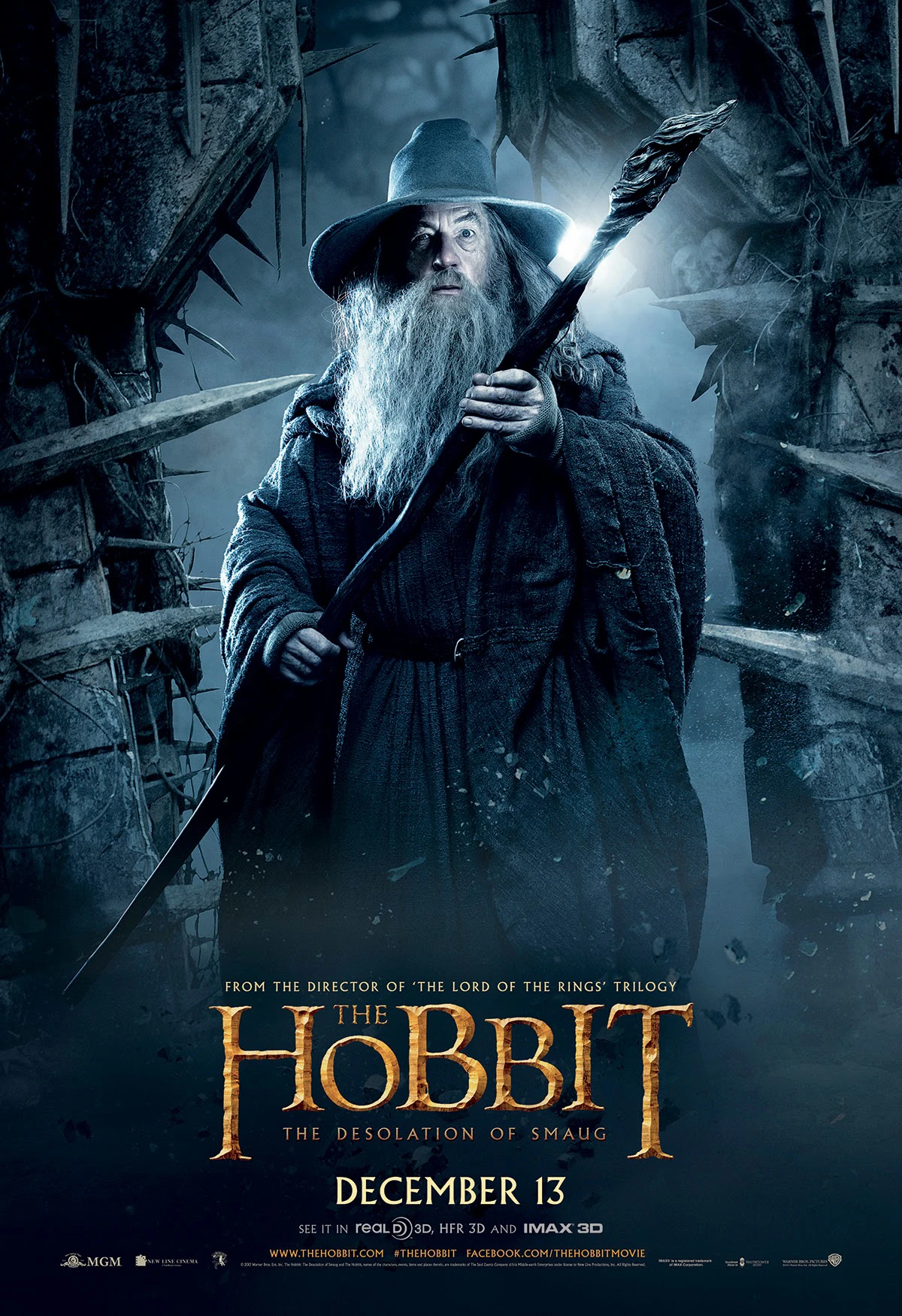 Le Hobbit – La Désolation de Smaug : Affiche du film 7.