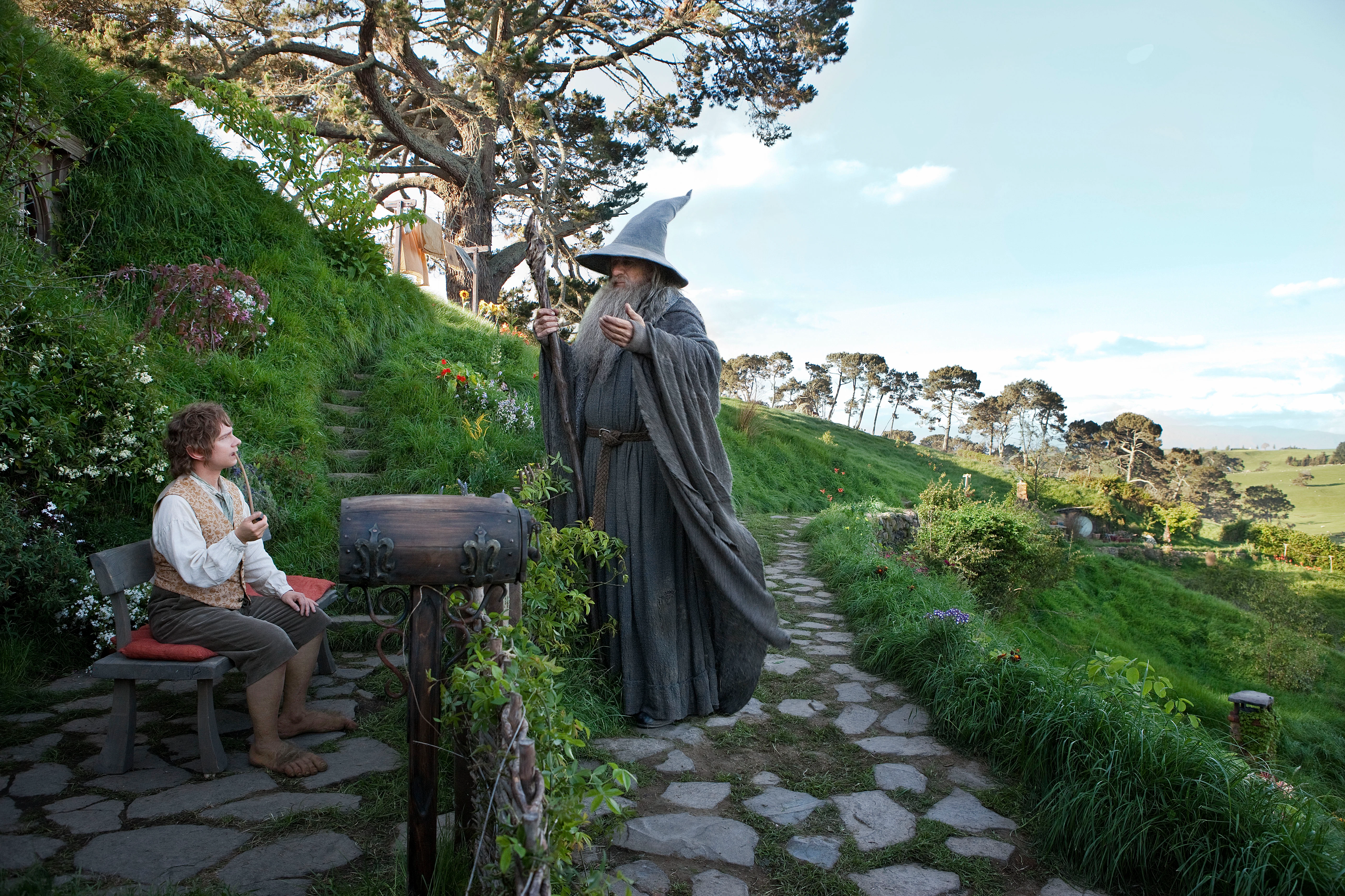 Le Hobbit – Un Voyage Inattendu : Photo du tournage.