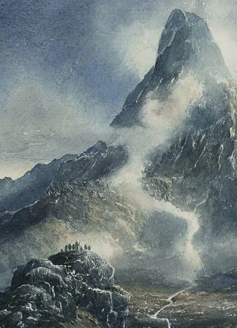 Illustration : Erebor, par Alan Lee.