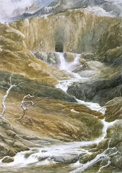 Illustration : The front gate, par Alan Lee.