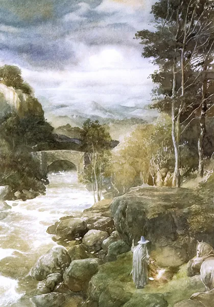 Illustration : The trolls stash, par Alan Lee.