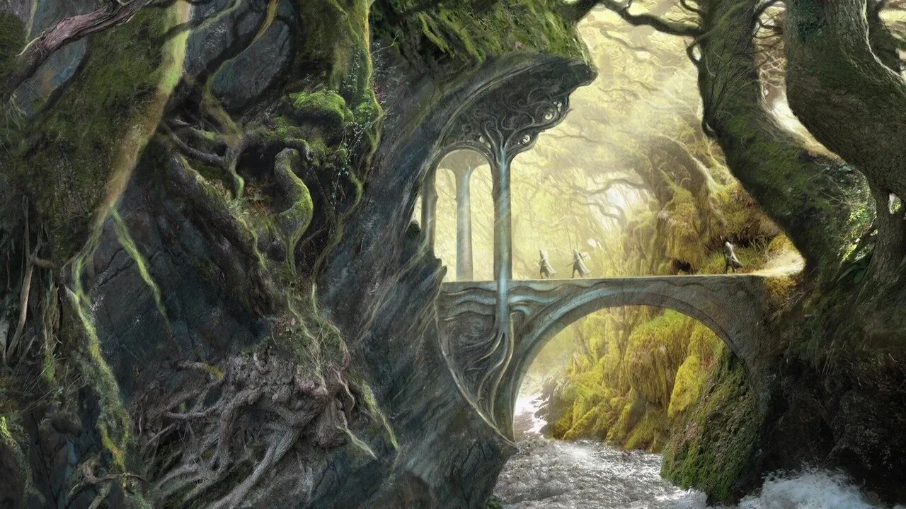 Illustration : Thranduil’s Halls, par John Howe.