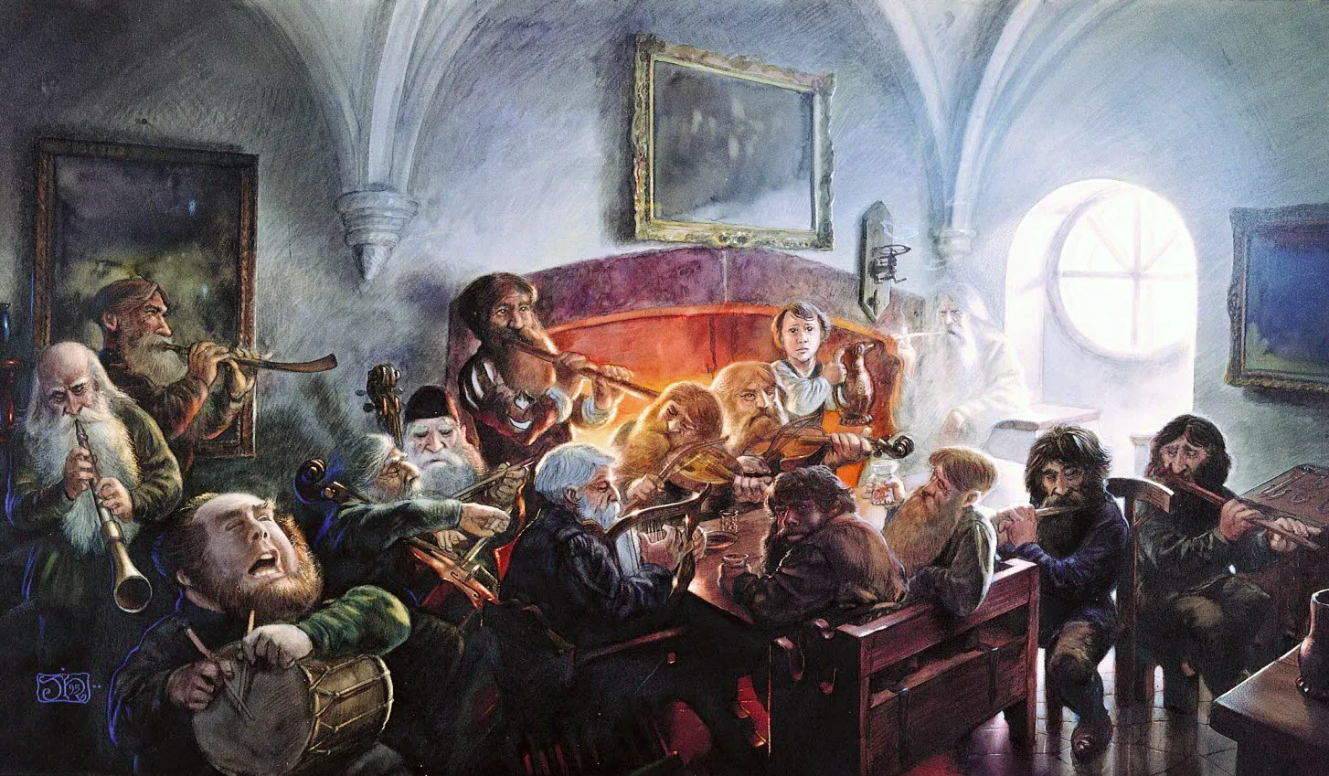 Illustration : An Unexpected Party, par John Howe.