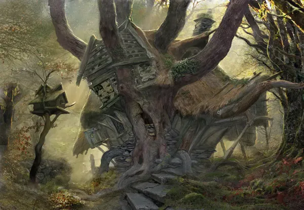 Illustration : Rhosgobel, par John Howe.